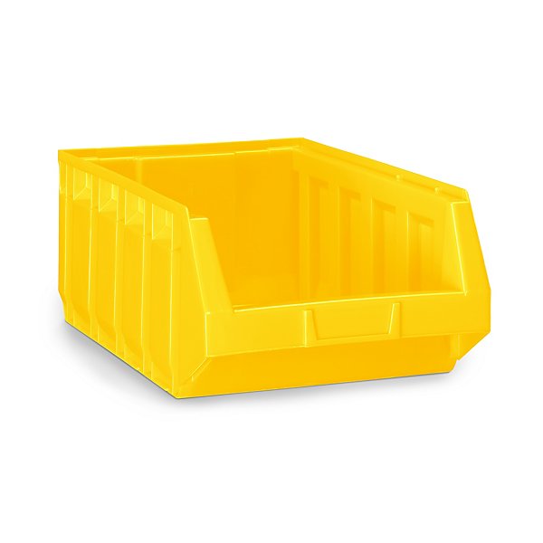 Contenitori a bocca di lupo gialli in polietilene 165 x 105 x 82 mm - 1 litro - 12