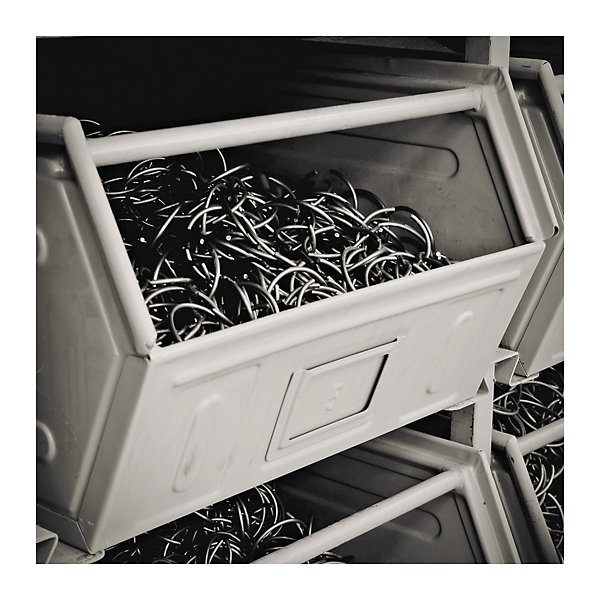 Contenitori a bocca di lupo in metallo 150 x 350 x 200 mm - 12,5 litri - 5