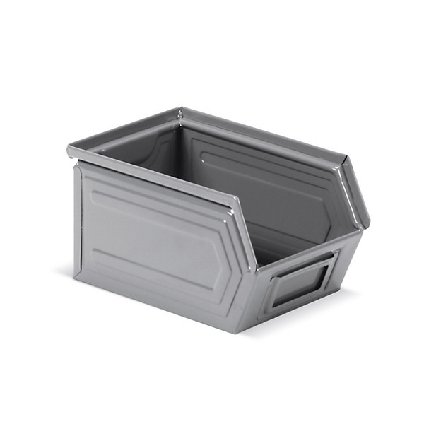Contenitori a bocca di lupo in metallo 150 x 350 x 200 mm - 12,5 litri - 1