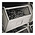 Contenitori a bocca di lupo in metallo 210 x 350 x 200 mm - 12,5 litri - 5