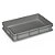Contenitori EURO impilabili grigi in plastica rigenerata 600 x 400 x 320 mm - 64 litri - 9