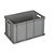Contenitori EURO impilabili grigi in plastica rigenerata 600 x 400 x 320 mm - 64 litri - 1