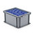 Contenitori EURO impilabili grigi in plastica rigenerata 600 x 400 x 70 mm - 12 litri - 2