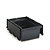 Contenitori impilabili con coperchio integrato nero 610 x 400 x 240 mm - 38 litri - 2