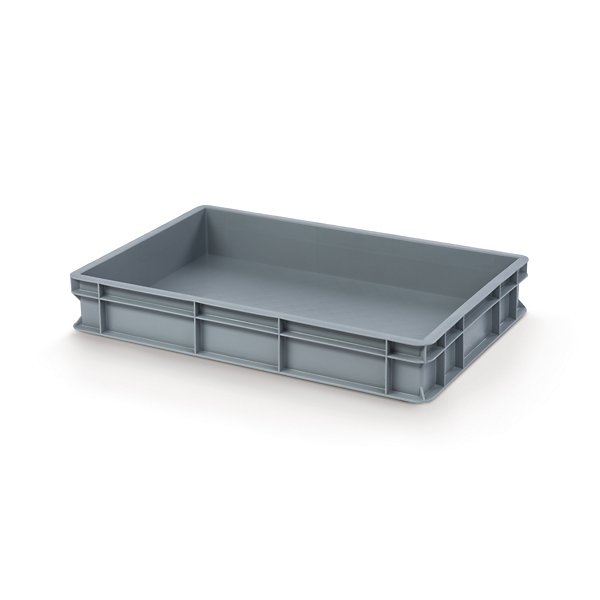 Contenitori in plastica industriali impilabili e sovrapponibili 400 x 300 x 220 mm - 22 litri - 6