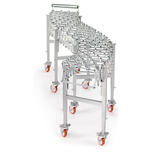 Convoyeur extensible et mobile largeur 400 mm Convoyeur extensible et mobile largeur 400 mm