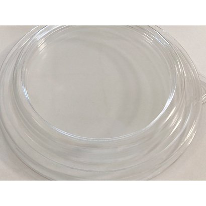 Coperchio monouso per ciotola per insalata capacità 1.200 ml, PET, Riciclabile, Trasparente (confezione 320 pezzi)