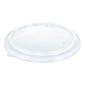 Coperchio monouso per ciotola per insalata, PLA, Ø 15 cm, Trasparente (confezione 300 pezzi)
