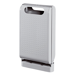 Corbeille extérieure 60 L Urbanet gris métal Corbeille extérieure 60 L Urbanet gris métal