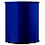 Corbeille à papier papea - 30l - bleu 5001 mat lisse - 2