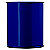 Corbeille à papier papea - 8l - bleu 5001 mat lisse - 3