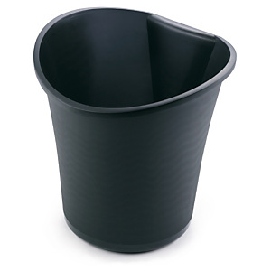 Corbeille à papier en plastique noir 14 l ESSELTE Corbeille à papier en plastique noir 14 l ESSELTE