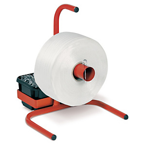 Corded polyester strapping dispensers - freestanding Corded polyester strapping dispensers - freestanding