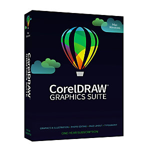 Corel CorelDRAW Graphics Suite, Multilingue, 1 licence(s), 1 année(s), Téléchargement électronique de logiciel, Windows 10 Education x64,Windows 10 En