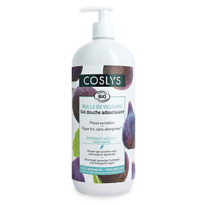 COSLYS Gel Doccia per Pelli Sensibili, Con estratto di Fico bio, Flacone con dosatore da 1000 ml COSLYS Gel Doccia per Pelli Sensibili, Con estratto di Fico bio, Flacone con dosatore da 1000 ml