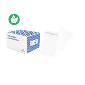 La Couronne Enveloppe vélin blanc C5 - 162 x 229 mm 90g sans fenêtre - Autocollante bande protectrice - Lot de 500 La Couronne Enveloppe vélin blanc C5 - 162 x 229 mm 90g sans fenêtre - Autocollante bande protectrice - Lot de 500