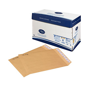 La Couronne enveloppes commerciales, cellulose et kraft, 330 x 260 mm, fermeture autocollante, kraft blond (Boîte de 250) La Couronne enveloppes commerciales, cellulose et kraft, 330 x 260 mm, fermeture autocollante, kraft blond (Boîte de 250)