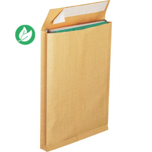 La Couronne Pochette kraft brun C4 229 x 324 mm 130g sans fenêtre - soufflet 3 cm - autocollante bande protectrice - Lot de 25 La Couronne Pochette kraft brun C4 229 x 324 mm 130g sans fenêtre - soufflet 3 cm - autocollante bande protectrice - Lot de 25