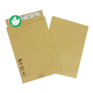 La Couronne Pochette kraft brun C5 162 x 229 mm 90g sans fenêtre - autocollante bande protectrice - Lot de 50 La Couronne Pochette kraft brun C5 162 x 229 mm 90g sans fenêtre - autocollante bande protectrice - Lot de 50