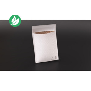 La Couronne Pochette matelassée à bulles 220 x 265 mm - 100% papier kraft blanc 100g - Lot de 10 La Couronne Pochette matelassée à bulles 220 x 265 mm - 100% papier kraft blanc 100g - Lot de 10