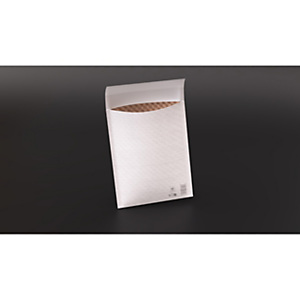 La Couronne Pochette matelassée à bulles 350 x 470 mm - 100% papier kraft blanc 100g - Lot de 10 La Couronne Pochette matelassée à bulles 350 x 470 mm - 100% papier kraft blanc 100g - Lot de 10