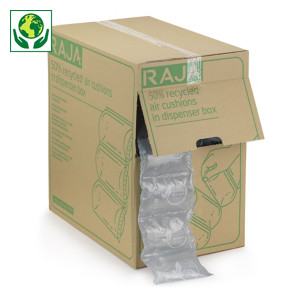 Coussins d’air en boîte distributrice Raja