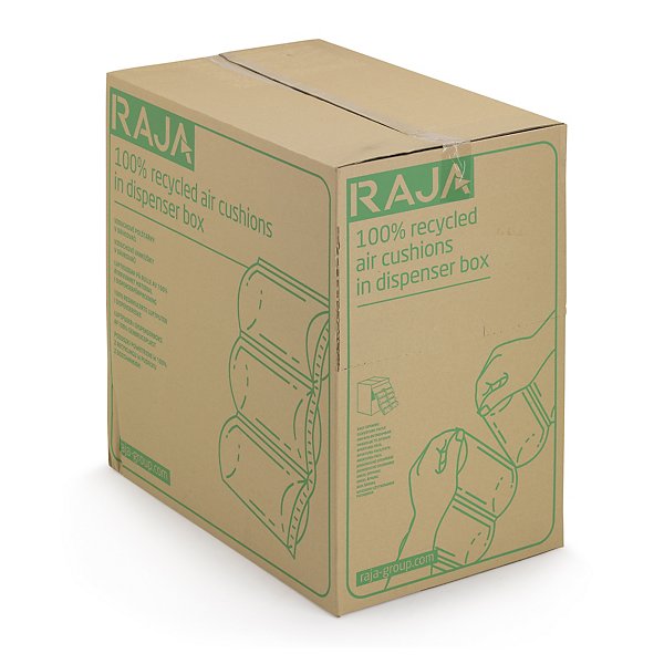 Coussins d'air recyclés en boîte distributrice RAJA - 3