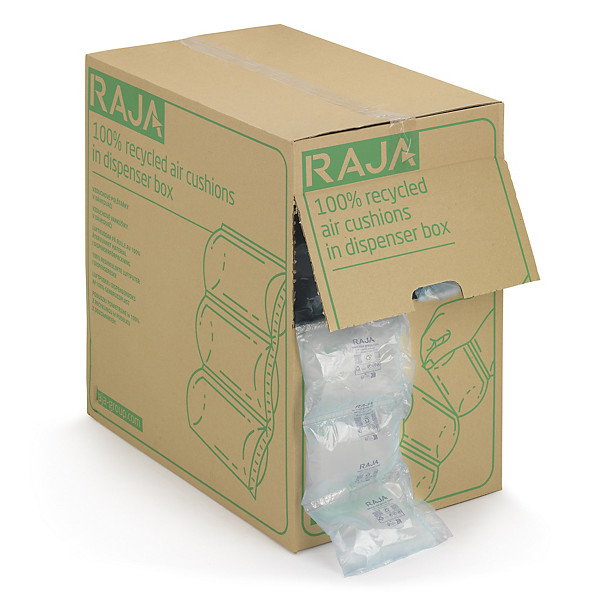 Coussins d'air recyclés en boîte distributrice RAJA - 1