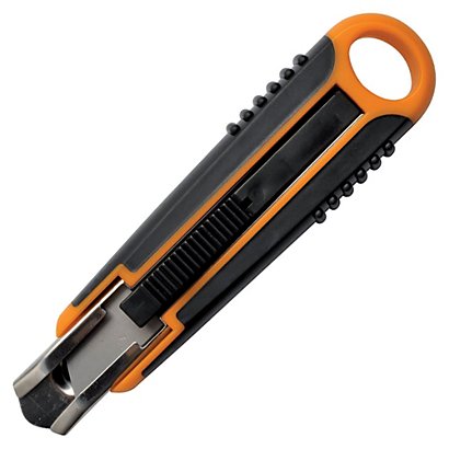 Couteau de sécurité Fiskars à rétractation automatique de la lame, 19 mm