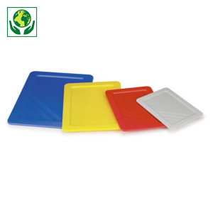 Couvercle couleur pour bac gerbable emboitable Couvercle couleur pour bac gerbable emboitable