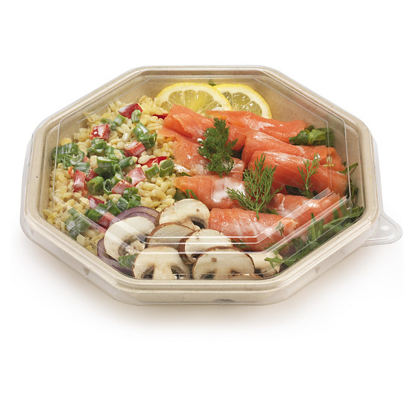 Couvercle en plastique recyclé 23,6 x 23,6 cm - 1