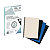 Couvertures de reliure A4 carton grain cuir blanc sans fenêtre - paquet 100 unités - 1