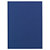 Couvertures pour reliures Fellowes carton grain cuir bleu - 1