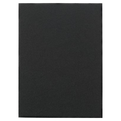 Couvertures pour reliures Fellowes carton grain cuir noir