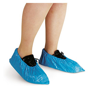 Couvre-chaussures polyéthylène - Bleu
