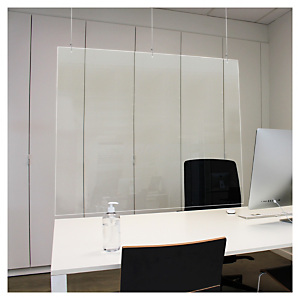 Écran de protection acrylate suspendu Écran de protection acrylate suspendu
