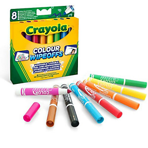 CRAYOLA, Art & craft, 8 pennarelli per lavagna bianca, 03-8223 CRAYOLA, Art & craft, 8 pennarelli per lavagna bianca, 03-8223