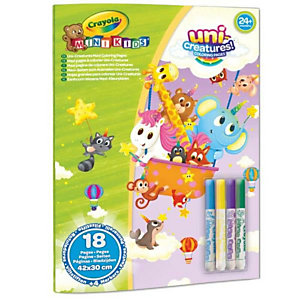 crayola, art & craft, maxi pagine da colorare mini kids, 25-1040