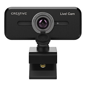 Creative Live! Cam Sync 1080P V2 Cámara web de alta definición, 1920 x 1080 píxeles, micrófono dual, negro