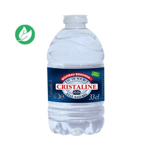 Cristaline Eau de source - Eau plate - Lot 24 bouteilles 33 cl Cristaline Eau de source - Eau plate - Lot 24 bouteilles 33 cl