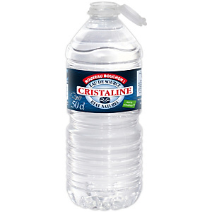 CRISTALINE Eau de source naturelle plate - Lot 24 bouteilles 50 cl - Eau en  Bouteillefavorable à acheter dans notre magasin