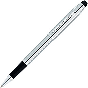 Cross Century II Bolígrafo roller, punta media, cromado brillante, tinta negra Cross Century II Bolígrafo roller, punta media, cromado brillante, tinta negra