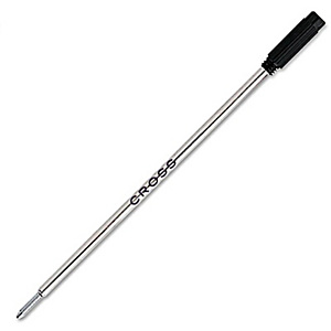 Cross Recambio para bolígrafo de punta de bola, punta mediana de 1 mm, tinta negra Cross Recambio para bolígrafo de punta de bola, punta mediana de 1 mm, tinta negra