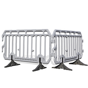 HDPE crowd barriers are a simple, lightweight alternative