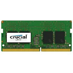 Crucial 2x4GB DDR4, 8 GB, 2 x 4 GB, DDR4, 2400 MHz, 260-pin SO-DIMM CT2K4G4SFS824A