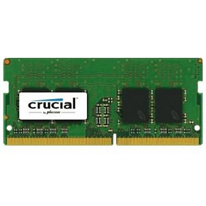 Crucial 4GB DDR4, 4 GB, 1 x 4 GB, DDR4, 2400 MHz, 260-pin SO-DIMM CT4G4SFS824A
