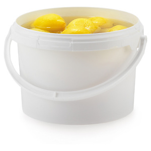 Cubo blanco opaco 2,5 litros Cubo blanco opaco 2,5 litros
