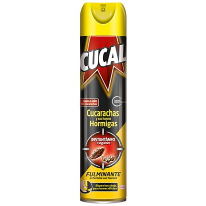 Cucal Instantáneo Spray Insecticida contra Cucarachas y Hormigas, 400 ml