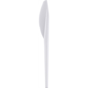 Cuchillos desechables de plástico blanco 163 mm Cuchillos desechables de plástico blanco 163 mm