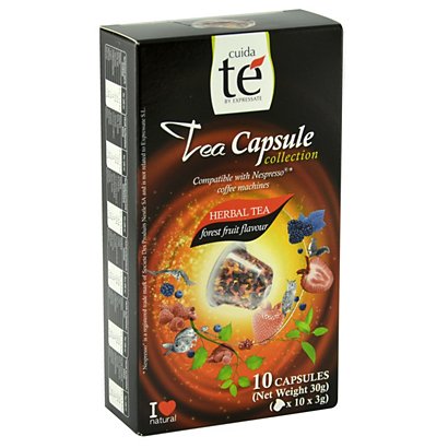 Cuida té Frutas del Bosque Té en cápsulas, 10 dosis, 30 g